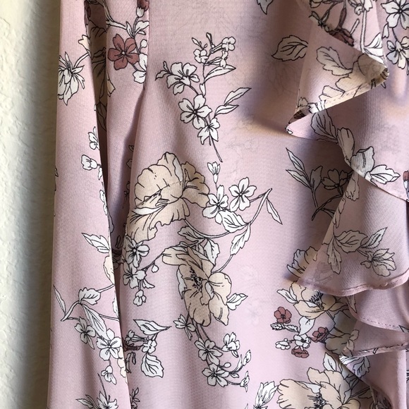 Floral Chiffon Ruffle Top - Picture 3 of 6